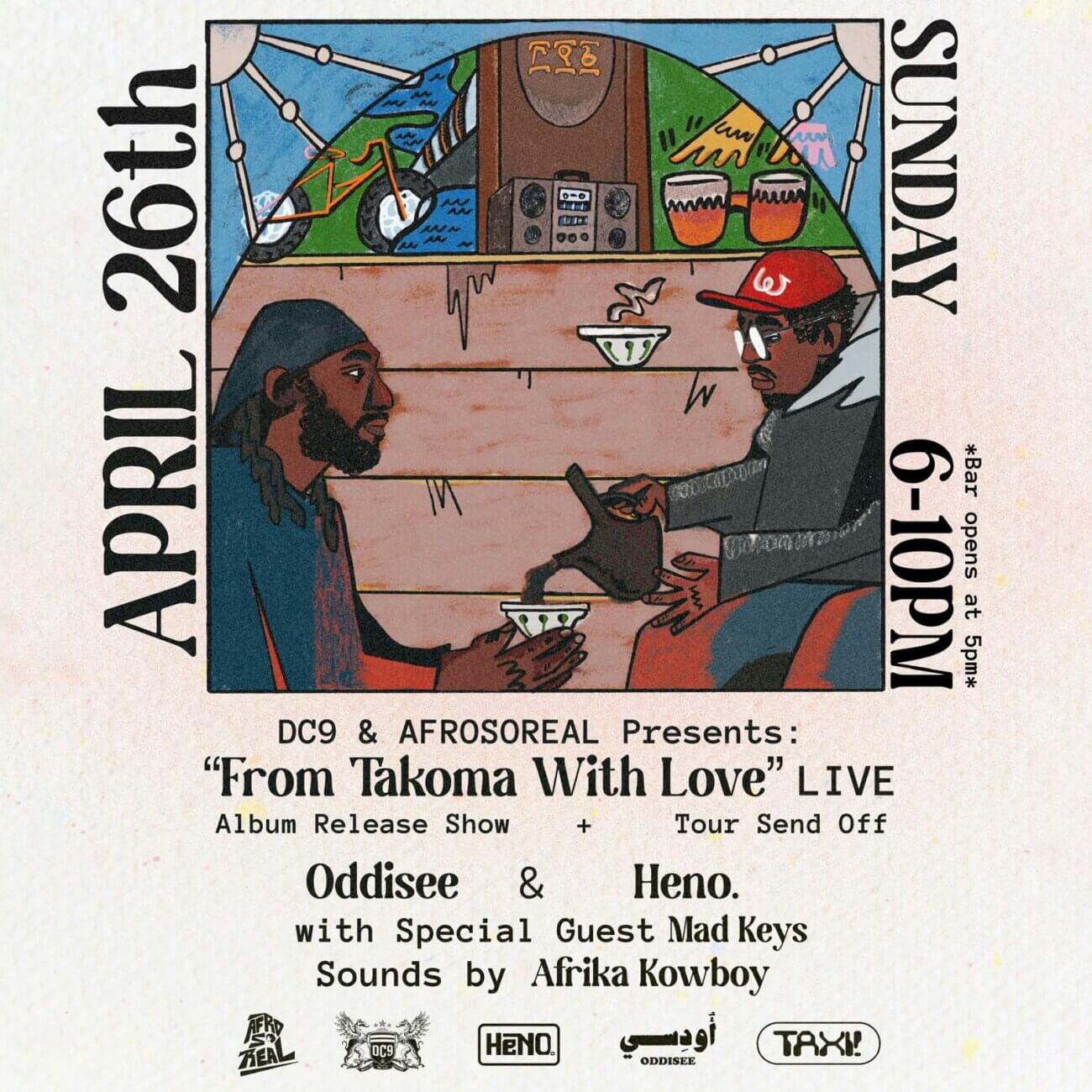 Oddisee / Heno. ft. Heno., Oddisee, Mad Keys, Afrika Kowboy, Afrosoreal