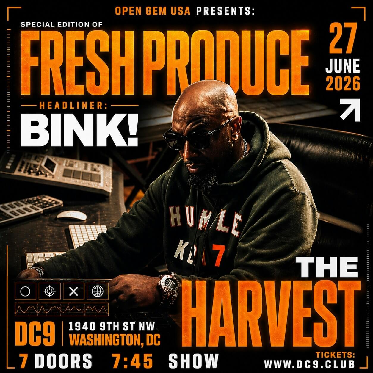 Open Gem USA presents Fresh Produce : “The Harvest” starring “BINK!” ft. BINK!