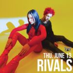 ⚠️ | COMING UP @ DC9 | ⚠️⁠
⁠
THU 06.13 🟨 Rivals (@wearervls) ⁠
7:30 Doors | All Ages | $25-30 ⁠
⁠
🎟 on sale FRI at link in bio ⁠